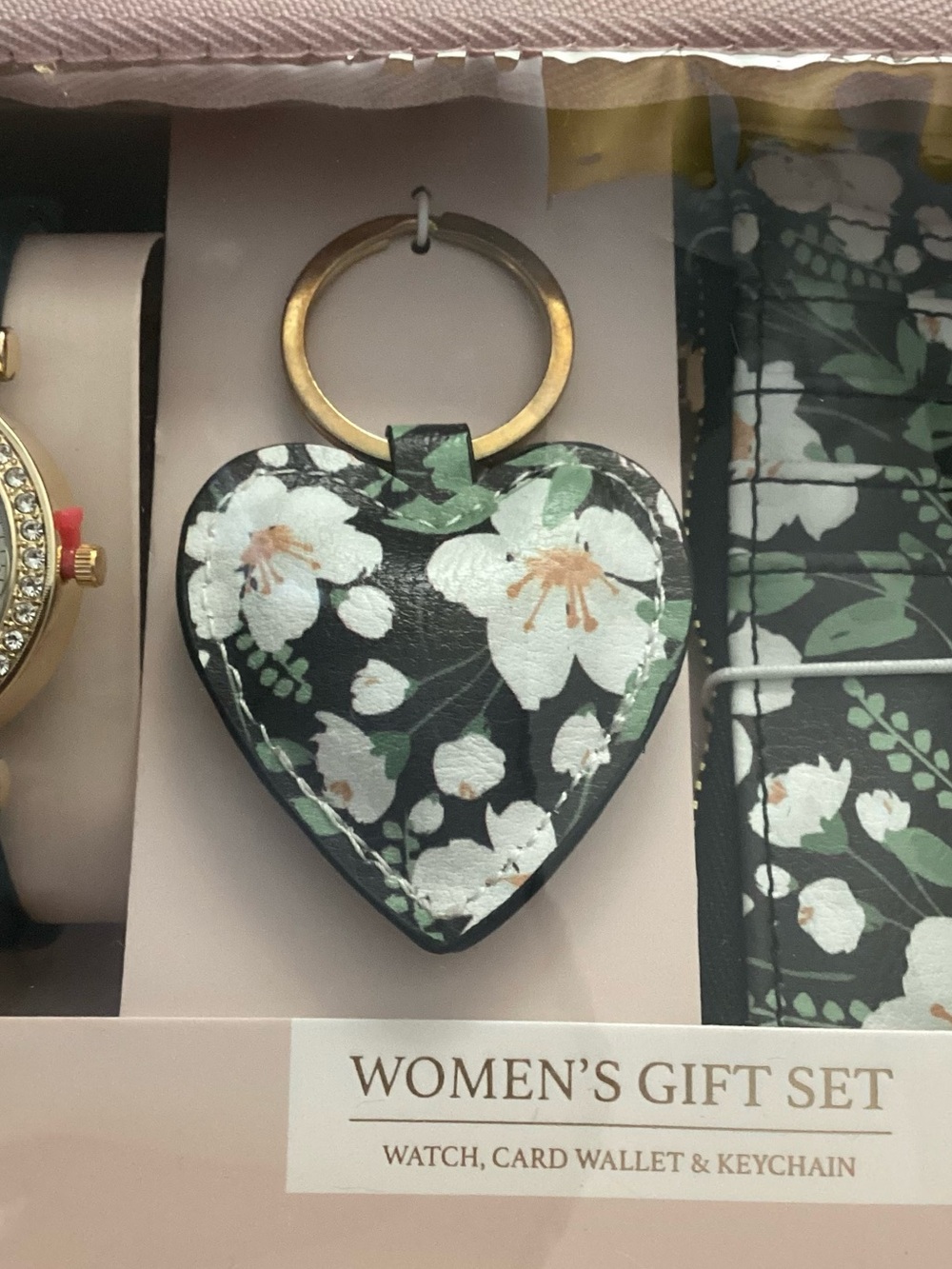 Alexis Bendel Reusable Vanity Bag Gift Set with Watch, Card Wallet & Keychain - Picture 7 of 10